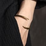 Buddha Stones Simple Design Copper Luck Adjustable Cuff Bracelet Bracelet Bangle BS 1