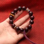Buddha Stones Bodhi Seed Bead Peace Calm Tassel Bracelet Bracelet BS 5