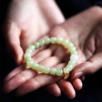 Buddha Stones Jade Lotus Abundance Adjustable Bracelet Bracelet BS 5