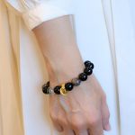 Buddha Stones Natural Silver Sheen Obsidian Dragon Green Phantom Protection Bracelet Bracelet BS 4