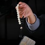 Buddha Stones Ebony YinYang Protection Bracelet Decoration Bracelet BS 8