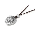 Buddha Stones Chinese Zodiac Natal Buddha Om Mani Padme Hum Lotus Compassion Necklace Pendant Necklaces & Pendants BS 7