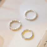 Buddha Stones 925 Sterling Silver Beaded Blessing Ring Ring BS 6