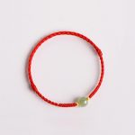 Buddha Stones Handmade Jade Lucky Bead Prosperity Braided Bracelet Bracelet BS 1