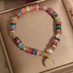 Buddha Stones Various Crystal Peace Buckle Auspicious Bracelet Bracelet BS 4