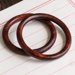 Buddha Stones Tibetan Small Leaf Red Sandalwood Ebony Green Sandalwood Protection Bracelet Bangle Bracelet BS 4