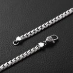 Buddha Stones Double Dorje Vajra Strength Punk Copper Chain Bracelet Necklace Bracelet BS 16
