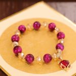 Buddha Stones Red Tiger Eye PiXiu Fox Protection Self Confidence Bracelet Bracelet BS 3