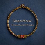 Buddha Stones Tibet Handmade Chinese Zodiac Natal Buddha Luck Strength Braided String Bracelet Bracelet BS Dragon/Snake-Samantabhadra Bodhisattva 17-19cm