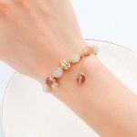 Buddha Stones Colorful Rutilated Quartz Cat Eye Zircon Auspiciousness Bead Bracelet Bracelet BS 2