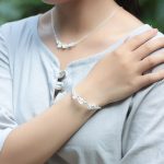 Buddha Stones 925 Sterling Silver Plum Flower Blessing Bracelet Adjustable Bangle Bracelet BS 10