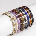 Buddha Stones Natural Crystal Amethyst Tiger Eye Spiritual Balance Bracelet Bracelet BS 1