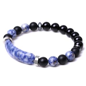 Buddha Stones Natural Crystal Blue Aventurine Healing Bracelet Bracelet BS Blue Aventurine