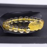 Buddha Stones Natural Citrine Pi Xiu Stretch Bracelet Bracelet BS 1