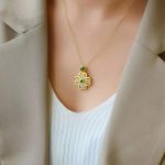 Buddha Stones 925 Sterling Silver Lucky Four Leaf Clover Jade Prosperity Necklace Chain Pendant Necklaces & Pendants BS 5