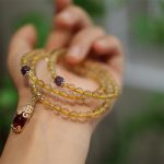 Buddha Stones Citrine Amethyst PiXiu Prosperity Happiness Protection Bracelet Bracelet BS 2