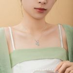 Buddha Stones 925 Sterling Silver Green Jade Double Gourd Butterfly Luck Necklace Pendant Necklaces & Pendants BS 4