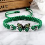 Buddha Stones Butterfly Freedom Love String Charm Bracelet Bracelet BS 17
