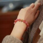 Buddha Stones 925 Sterling Silver Yanyuan Agate Lotus Flower Enlightenment Bracelet Bracelet BS 5