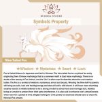 Buddha Stones Hetian Cyan Jade Nine Tailed Fox Luck Necklace String Pendant Necklaces & Pendants BS 14