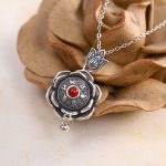 Buddha Stones 925 Sterling Silver Om Mani Padme Hum Lotus Peace Necklace Pendant Earrings Necklaces & Pendants BS Necklace