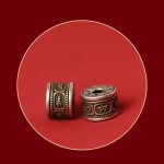 Buddha Stones 925 Sterling Silver Chinese Zodiac Natal Buddha Cinnabar Om Mani Padme Hum Calm Bracelet Bracelet BS 11