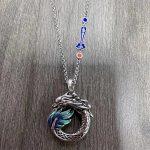 Buddha Stones Tibetan Copper Dragon Strength Necklace Necklaces & Pendants BS Dragon Necklace-with Auspicious Cloud Chain(Necklace Length: 60cm)