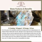 Buddha Stones Zen Cairn Labradorite Various Crystals Calm Pendant Necklace Necklaces & Pendants BS 11