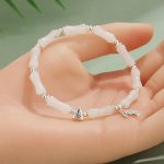 Buddha Stones Peridot White Jade Strawberry Quartz Green Aventurine Bamboo Fu Character Luck Bracelet 8