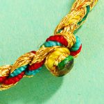 Buddha Stones Handmade Multicolored Dragon Scale Pattern Braid String Bracelet Bracelet BS 5