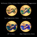 Buddha Stones Feng Shui PiXiu Color Change Copper Coin Beads Wealth String Bracelet Bracelet BS 2