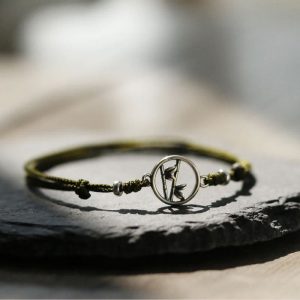 Buddha Stones 925 Sterling Silver Bamboo Luck String Bracelet Bracelet BS 925 Sterling Silver Bamboo(Wrist Circumference 14-25cm)