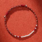 Buddha Stones Tibet Handmade Multicolored Bamboo Protection Braided String Bracelet 1