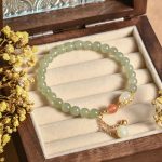 Buddha Stones 925 Sterling Silver Hetian Jade Gourd Lotus Abundance Luck Bracelet Bracelet BS Hetian Jade(Prosperity♥Abundance)