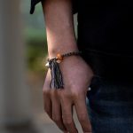 Buddha Stones 990 Sterling Silver Tibetan Handmade Amber Steelyard Weight Wish Protection Bracelet Bracelet BS 2