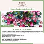 Buddha Stones Multicolored Tourmaline Gourd Wisdom Double Wrap Lily Of The Valley Charm Bracelet Bracelet BS 7