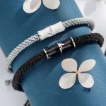 Buddha Stones Bamboo Pattern Healing Couple Rope Bracelet Bracelet BS 2