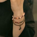 Buddha Stones Purple Phantom Red Hematoid Quartz Green Rutilated Quartz Copper Love Forgive Bracelet Bracelet BS 18