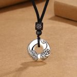Buddha Stones PiXiu Peace Buckle Copper Wealth Necklace Pendant Necklaces & Pendants BS PiXiu(Wealth♥Luck)