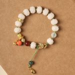 Buddha Stones Natural Bodhi Seed Lotus Pumpkin Bead Peace Harmony Bracelet Bracelet BS 4