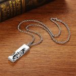Buddha Stones Tathagata Buddha Strength Protection Amulet Lucky Pendant Necklace Necklaces & Pendants BS 14