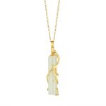 Buddha Stones Jade Dragon Phoenix Copper Protection Necklace Pendant Necklaces & Pendants BS Phoenix