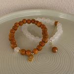Buddha Stones Sandalwood Cat's Eye Fu Character Charm Protection Bracelet Bracelet BS 16