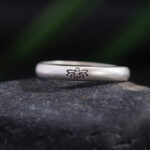Buddha Stones 925 Sterling Silver Lotus Flower Enlightenment Ring Ring BS 2