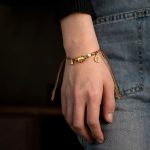 Buddha Stones Tibetan Handmade Om Mani Padme Hum Prayer Wheel Protection Strength String Bracelet Bracelet BS 1