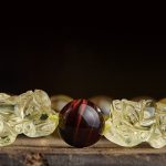 Buddha Stones Natural Citrine Double PiXiu Tiger Eye Prosperity Protection Bracelet Bracelet BS 8