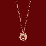 Buddha Stones 925 Sterling Silver Year Of The Dragon Luck Red Zircon Necklace Pendant Bracelet Earrings Ring (Extra 30% Off | USE CODE: FS30) Necklaces & Pendants BS 5