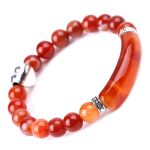 Natural Crystal Beads Unisex Heart Bracelet (Extra 30% Off | USE CODE: FS30) Bracelet BS 27