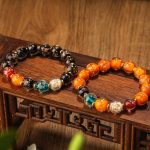 Buddha Stones Luminous Liuli Glass Bead Luck Fluorescent Bracelet Bracelet BS main