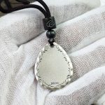 Buddha Stones Vintage 999 Sterling Silver Yin Yang Bagua Water Drop Design Balance Harmony Necklace Pendant Necklaces & Pendants BS 11
